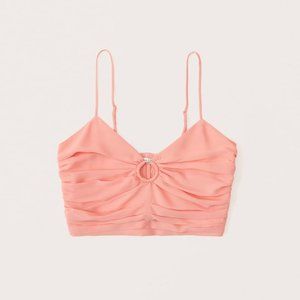 Ruched O-Ring Top - Abercrombie & Fitch - size small
